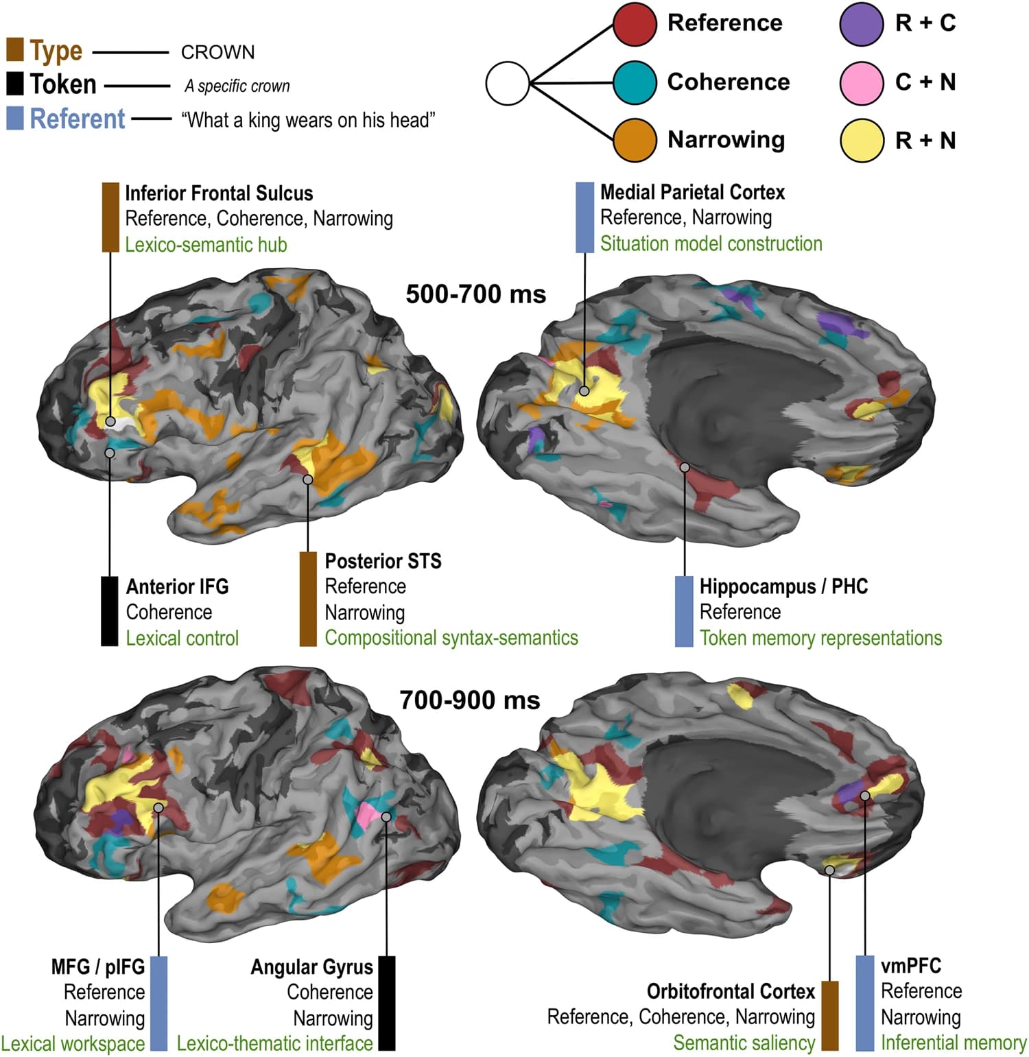 The spatiotemporal dynamics of semantic integration in the human brain - Figure 4